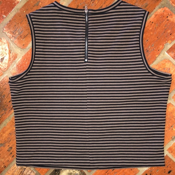 Banana republic ribbed crop top and fit and flare skirt set sz M/L - Picture 5 of 8